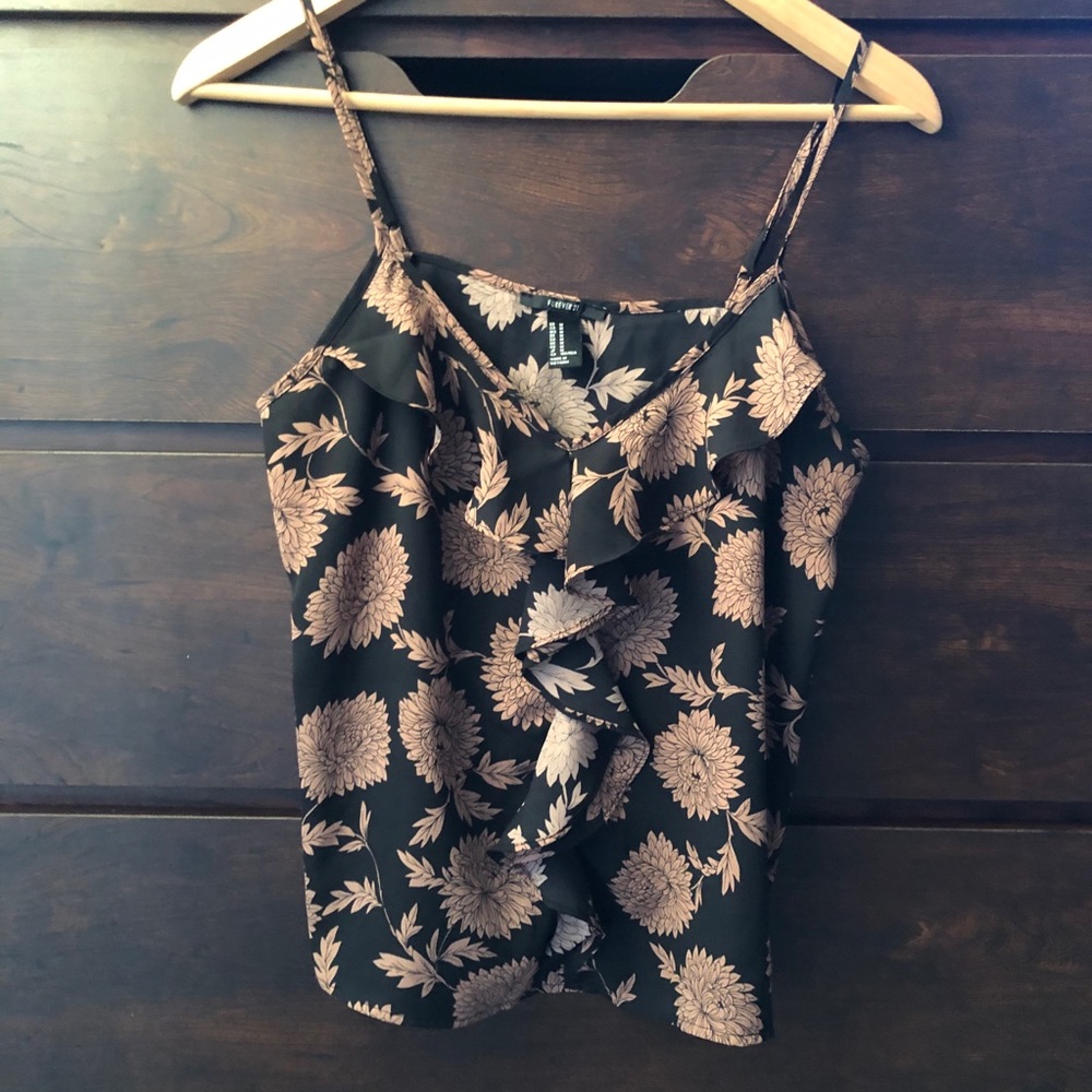 Cami w/ Ruffle Front Detail